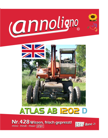 ATLAS Bagger/Mobil/Kettenbagger Typ AB 1202D Bild- Bedienungsanleitung & Bild- Ersatzteilliste & Explosionszeichnungen - annoligno 428